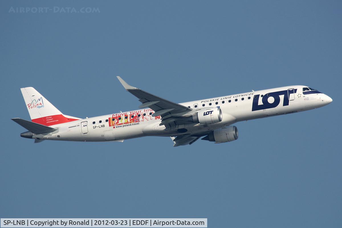 SP-LNB, 2011 Embraer 195LR (ERJ-190-200LR) C/N 19000444, at fra
