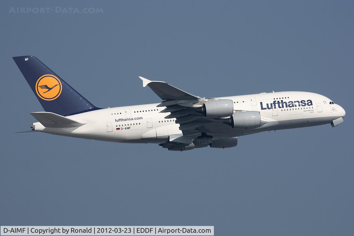 D-AIMF, 2011 Airbus A380-841 C/N 066, at fra