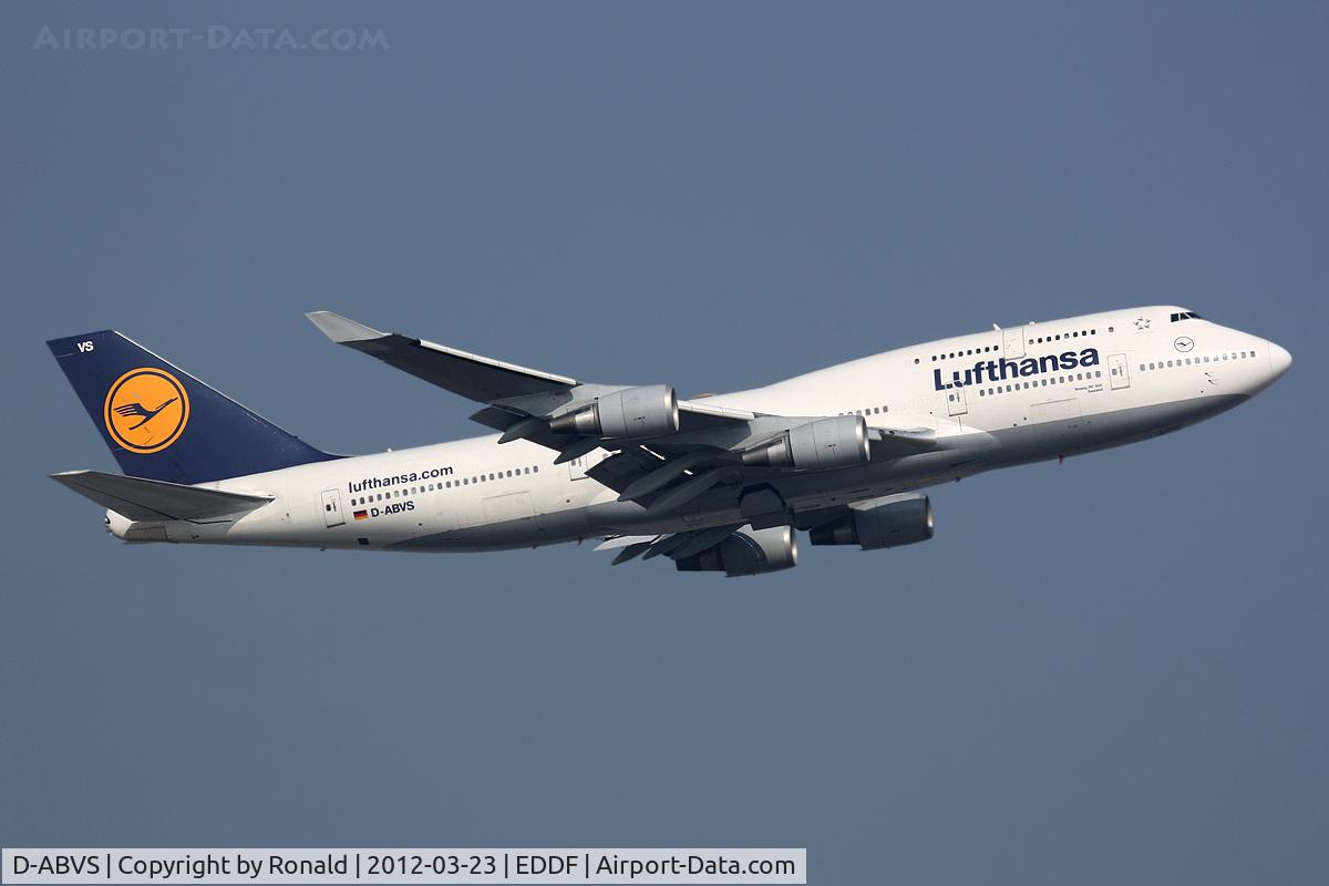 D-ABVS, 1997 Boeing 747-430 C/N 28286, at fra