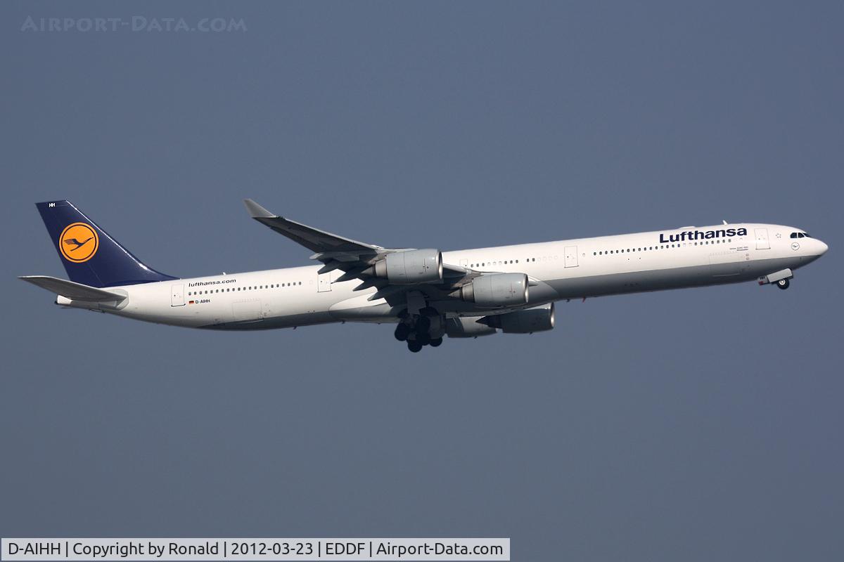 D-AIHH, 2004 Airbus A340-642 C/N 566, at fra