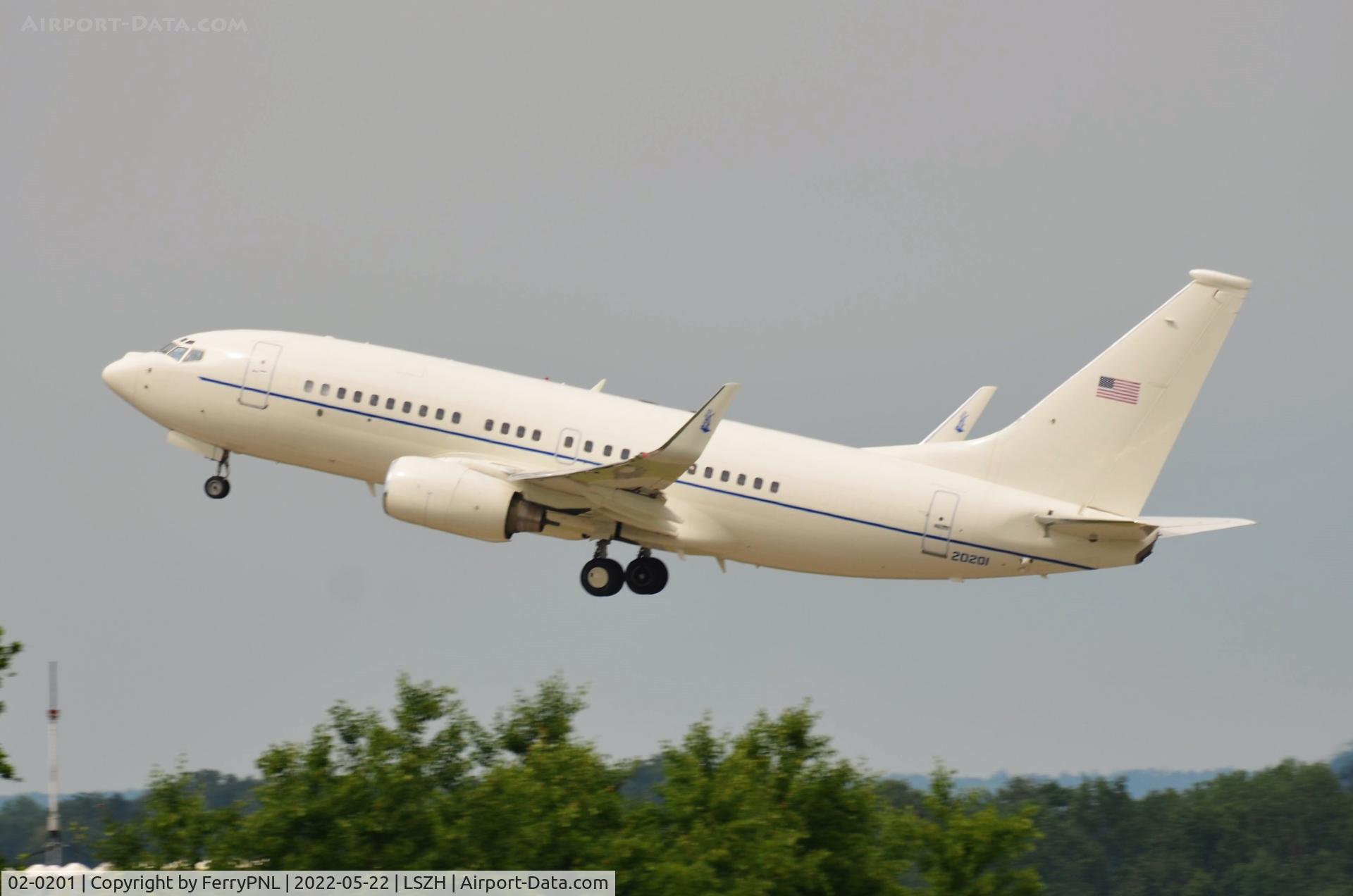 02-0201, 2000 Boeing C-40C Clipper (737-7BC BBJ) C/N 30755, USAF B737