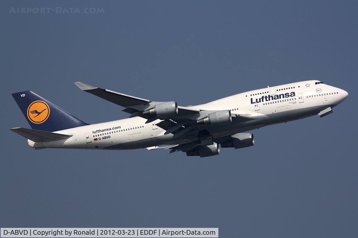 D-ABVD, 1990 Boeing 747-430 C/N 24740, at fra
