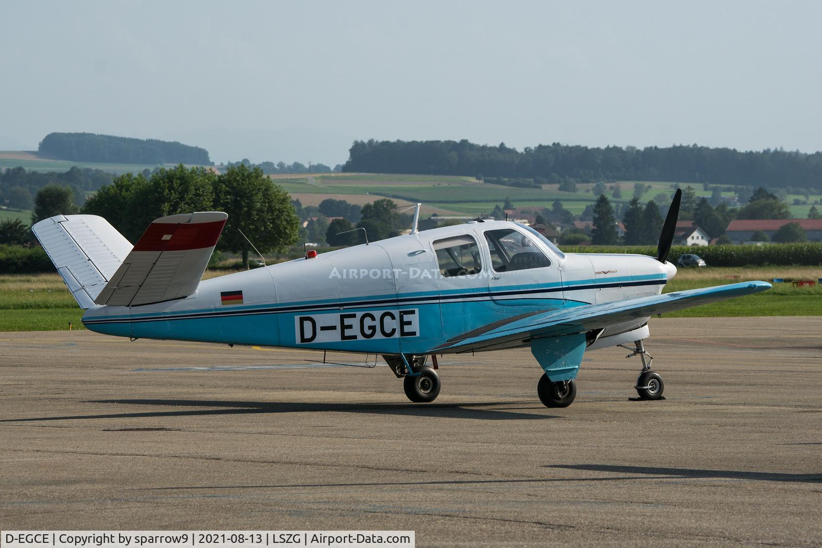 D-EGCE, 1951 Beechcraft C35 Bonanza C/N D-2766, Visiting its former base.