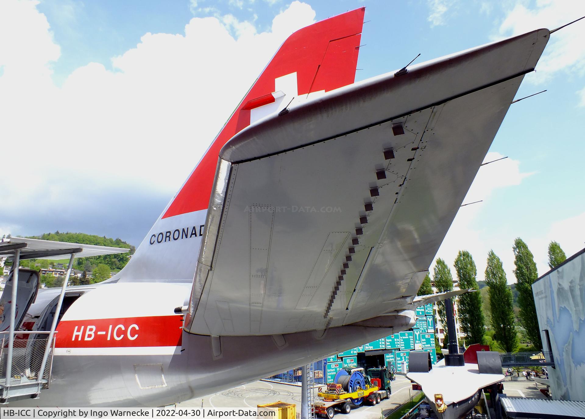 HB-ICC, 1961 Convair CV-990-30A-6 Coronado C/N 301012, Convair CV-990-30A-6 Coronado at the Verkehrshaus der Schweiz, Luzern (Lucerne)