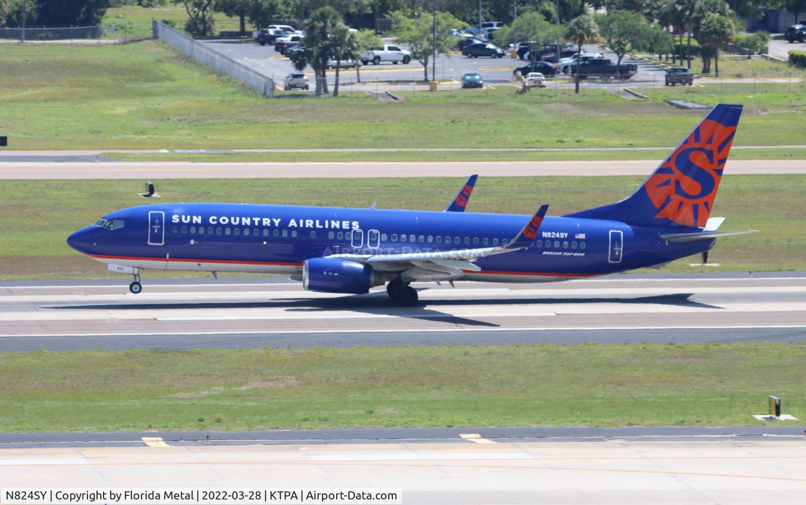 N824SY, 2005 Boeing 737-85P C/N 33976, TPA 2022