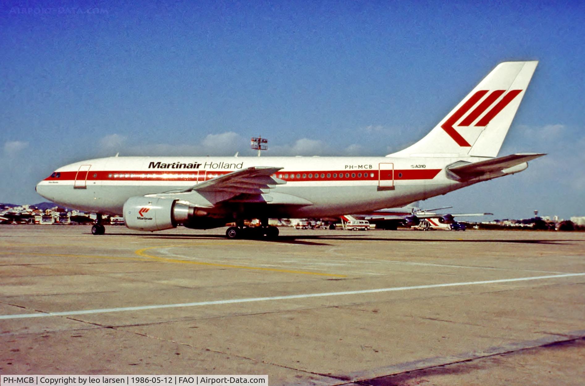PH-MCB, 1984 Airbus A310-203 C/N 349, Faro 12.5.1986