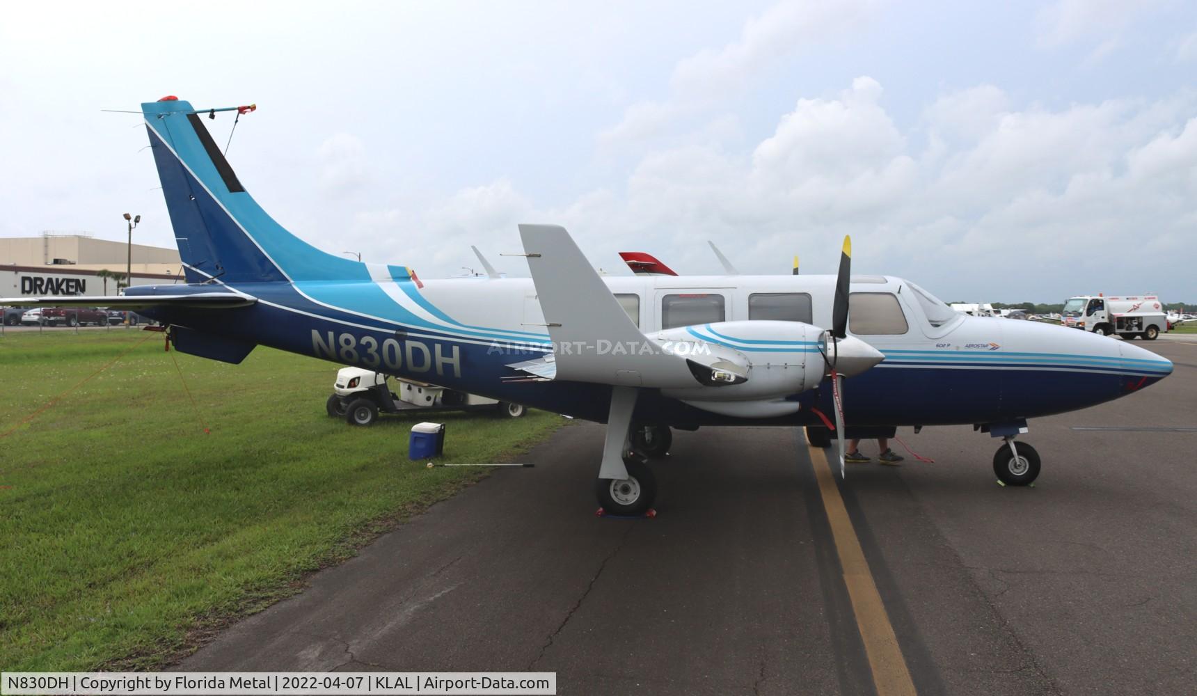 N830DH, 1982 Piper PA-60-602P Aerostar C/N 60-8265014, Sun N Fun 2022