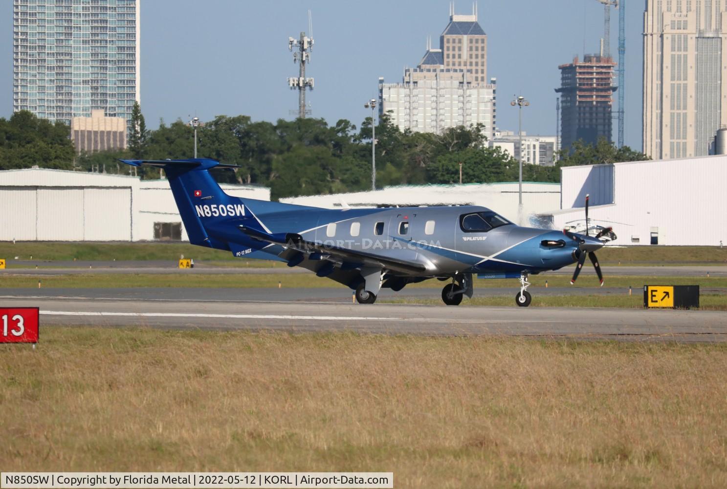 N850SW, 2020 Pilatus PC-12/47 C/N 2036, ORL 2022