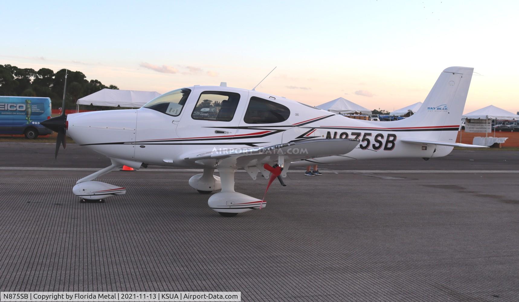 N875SB, 2021 Cirrus SR20 C/N 2720, Stuart Airshow 2021