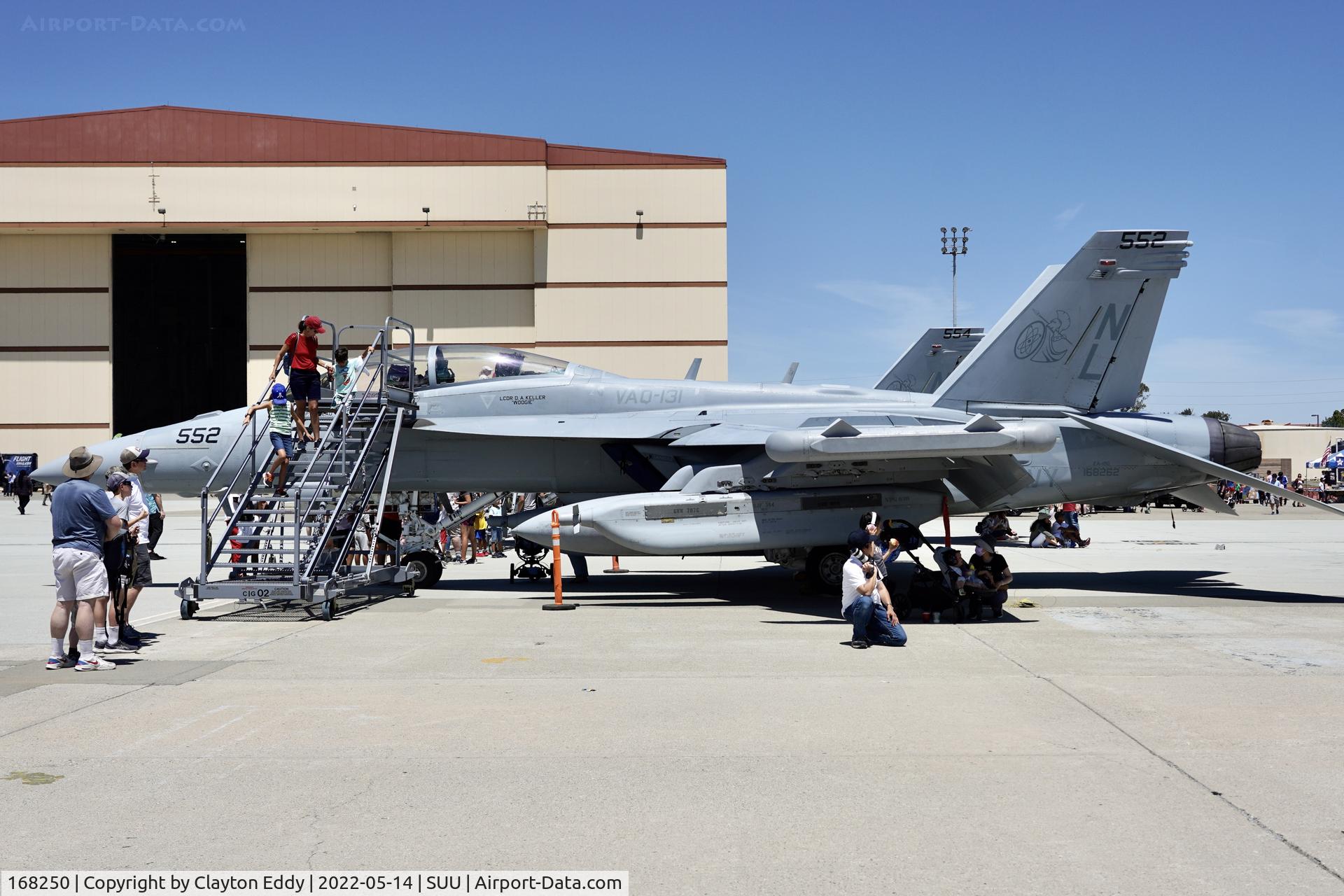 168250, Boeing EA-18G Growler C/N G-32, Travis AFB airshow 2022.