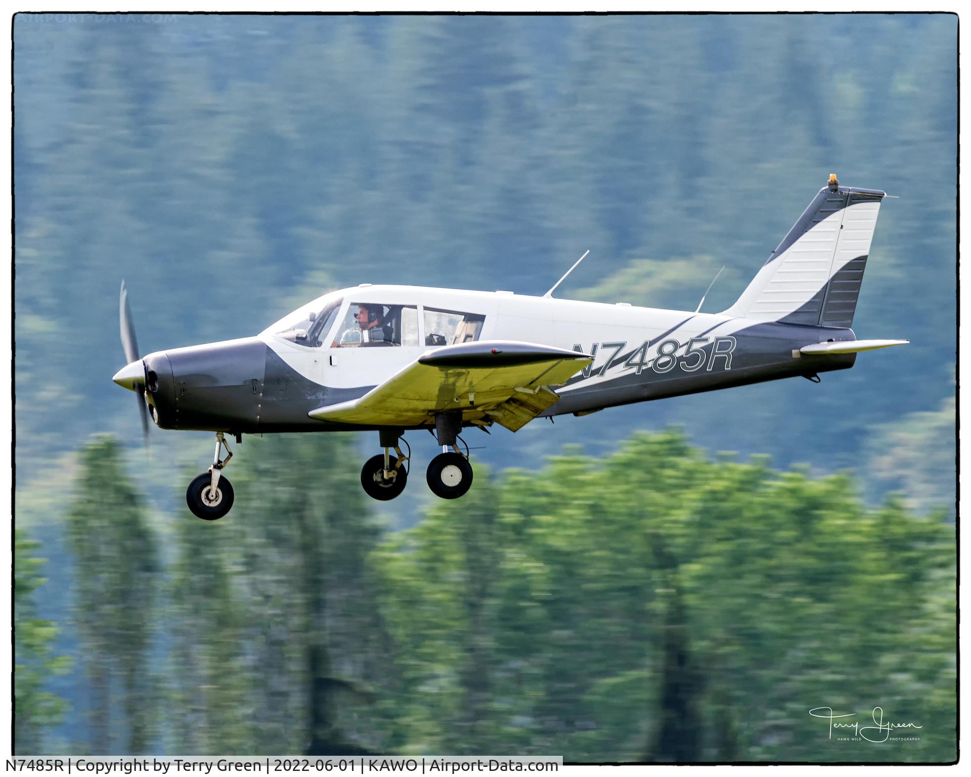 N7485R, 1961 Piper PA-28-160 Cherokee C/N 28-181, KAWO