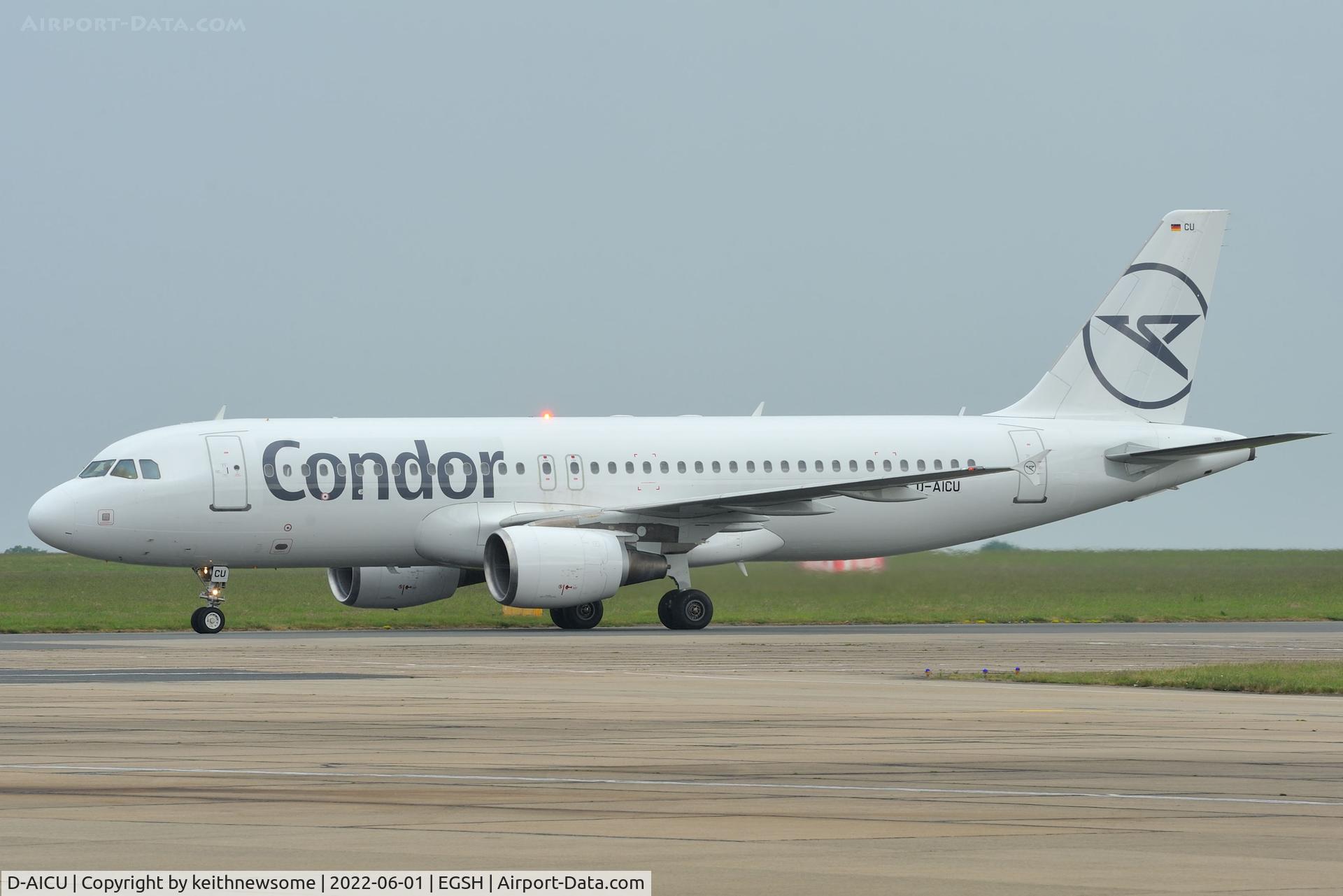 D-AICU, 2009 Airbus A320-214 C/N 3767, Arriving at Norwich from Frankfurt for paintwork.