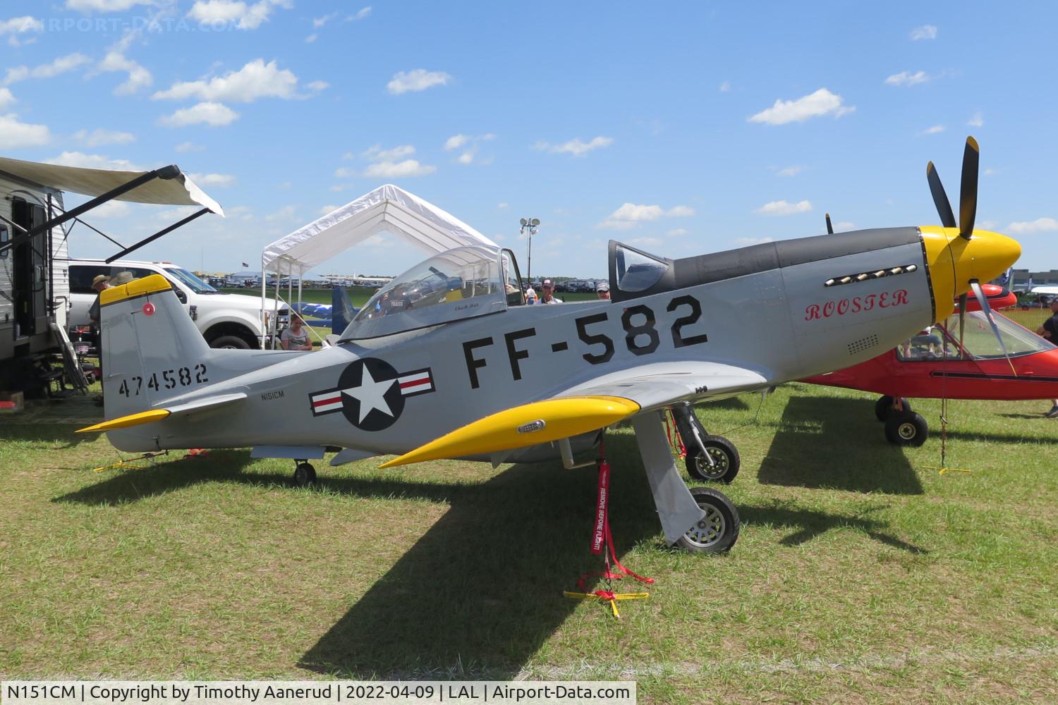 N151CM, 2020 Titan T-51D C/N M18XXXCOHK0218, 2020 TITAN AIRCRAFT T-51D, c/n: M18XXXCOHK0218, Sun 'n Fun 2022