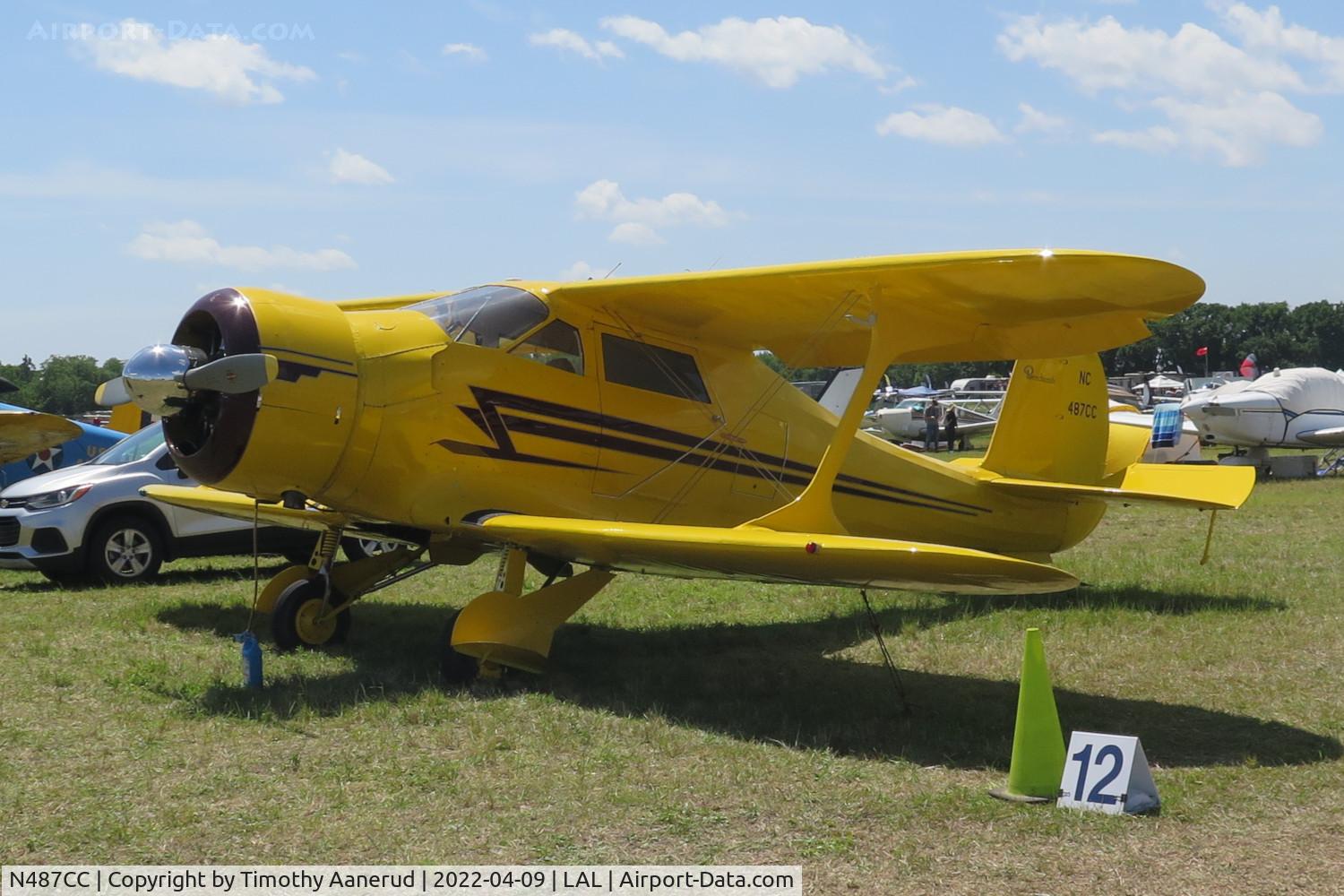 N487CC, 1943 Beech D17S Staggerwing C/N 4837, 1943 Beech D17S, c/n: 4837, Sun 'n Fun 2022