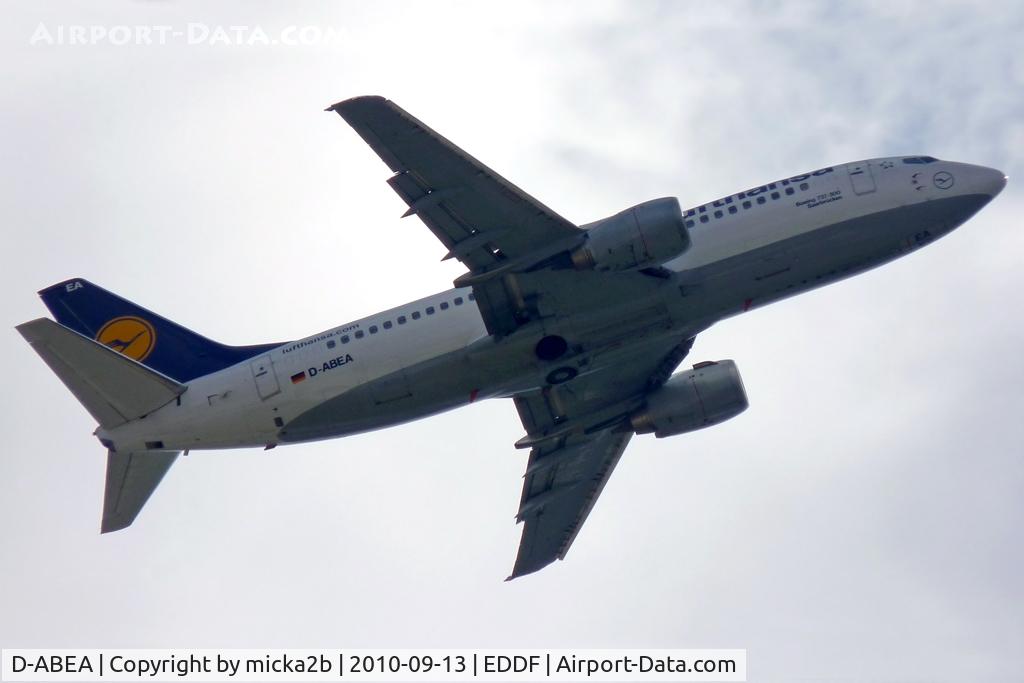 D-ABEA, 1990 Boeing 737-330 C/N 24565, Take off