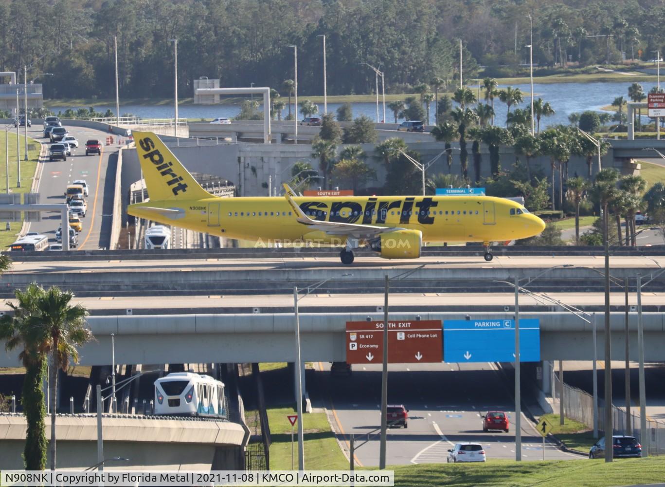 N908NK, 2018 Airbus A320-271NEO C/N 8658, MCO 2021