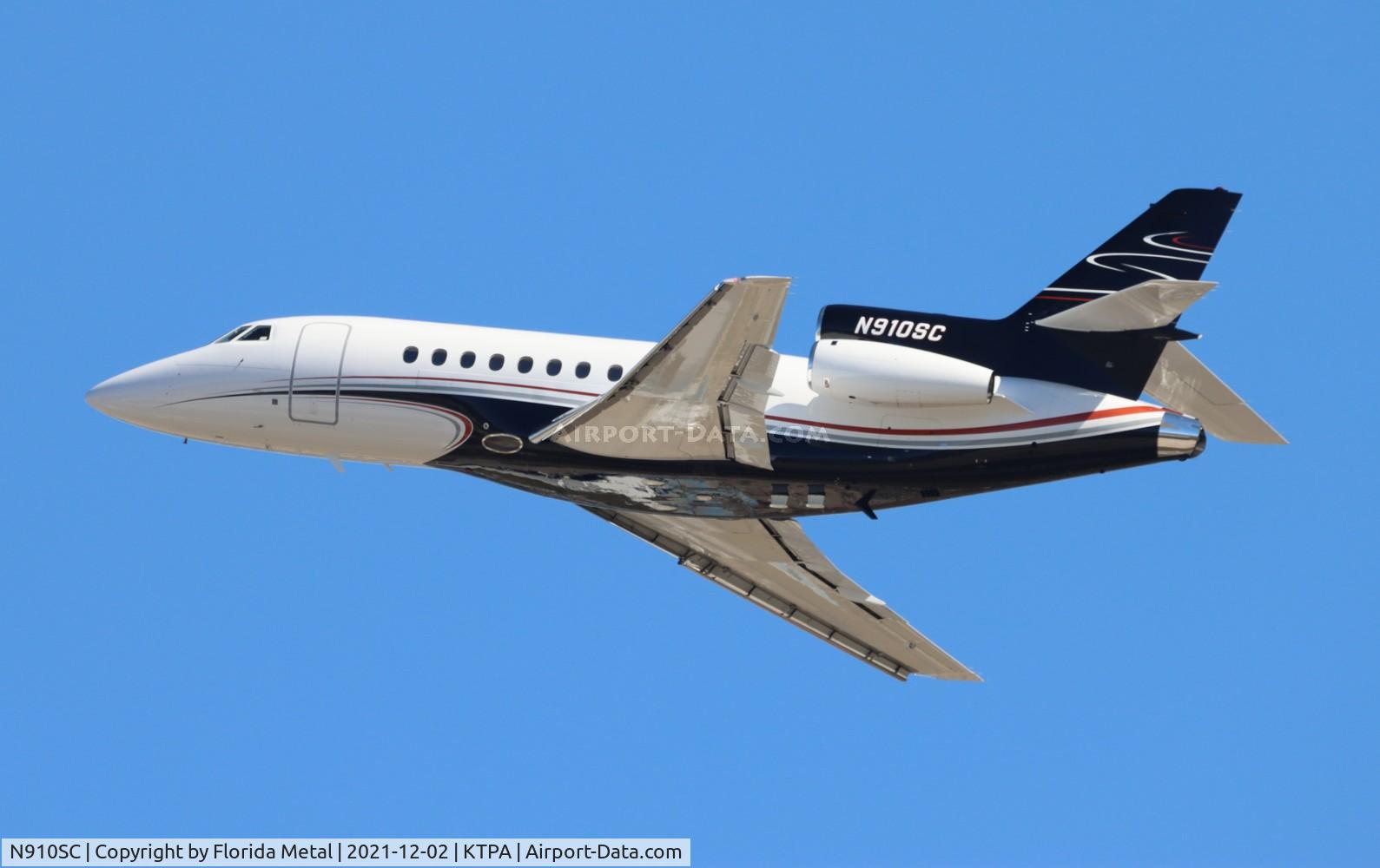 N910SC, 1994 Dassault Falcon 900B C/N 144, TPA 2021
