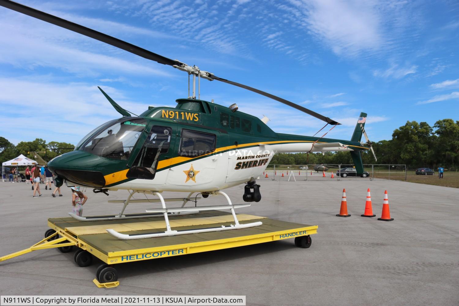 N911WS, 1972 Bell OH-58A Kiowa C/N 42011, Stuart Air Show 2021