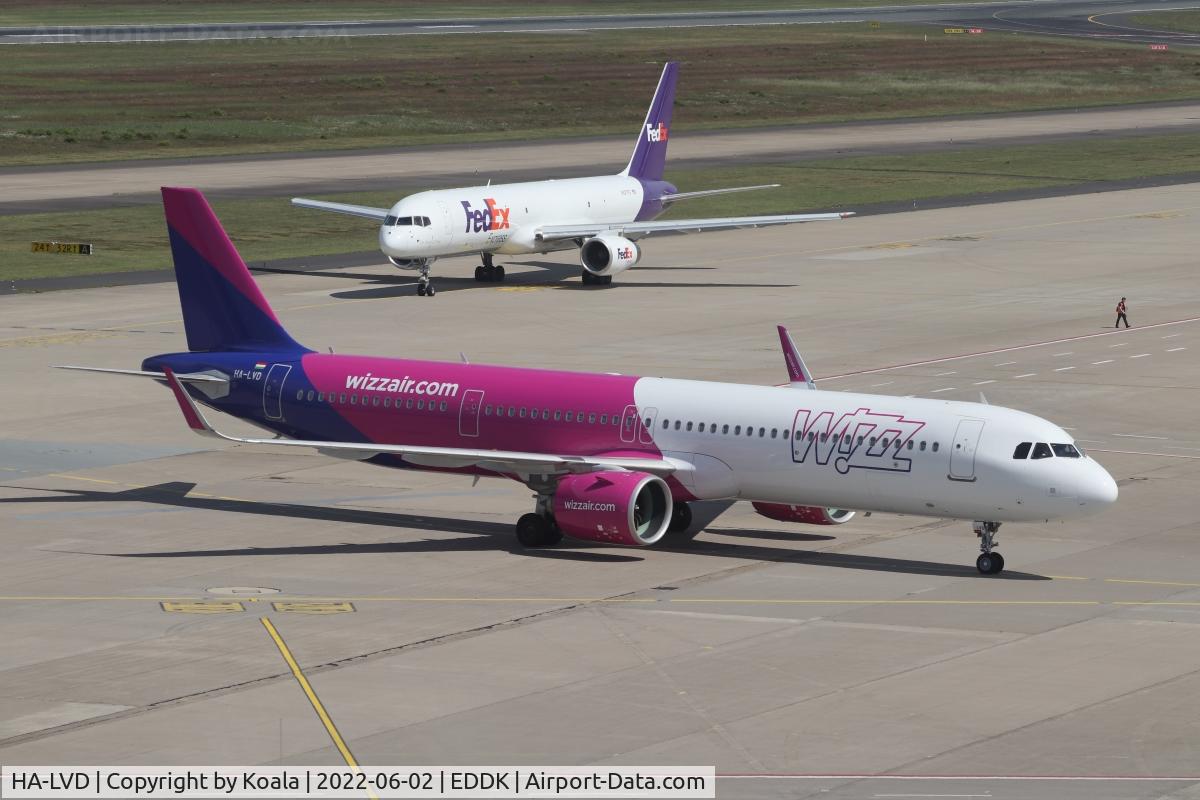 HA-LVD, 2019 Airbus A321-271NX C/N 8882, Inbound from Katowice