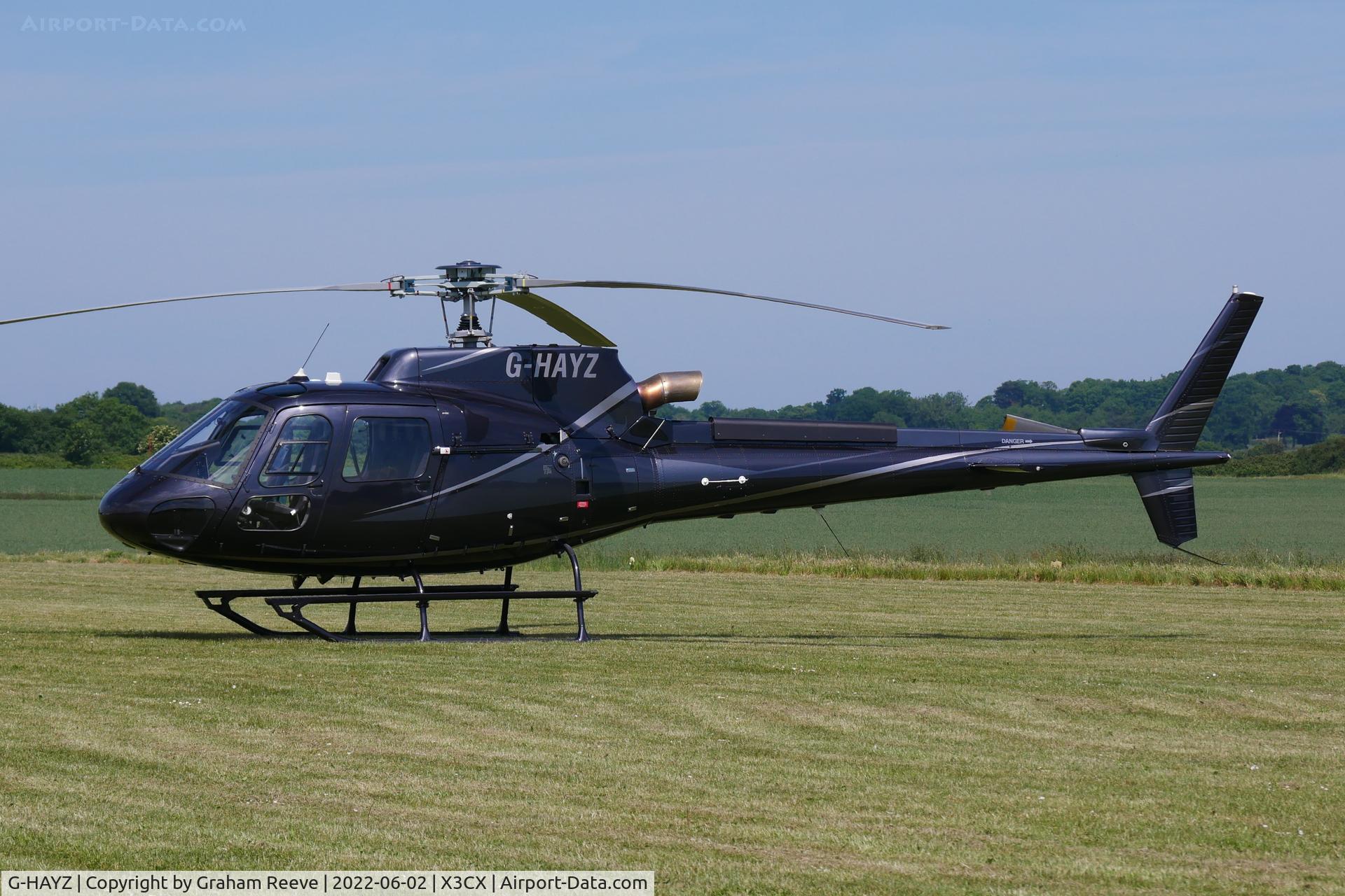 G-HAYZ, 2021 Airbus Helicopters AS-350B-3 Ecureuil C/N 8835, Parked at Northrepps.