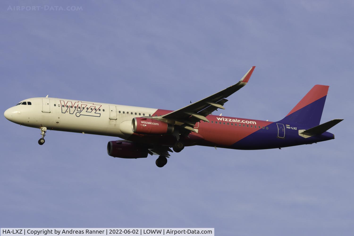 HA-LXZ, 2018 Airbus A321-231 C/N 8174, Wizzair A321