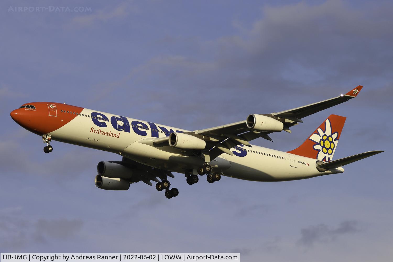 HB-JMG, 2003 Airbus A340-313 C/N 562, Edelweiss Air A340