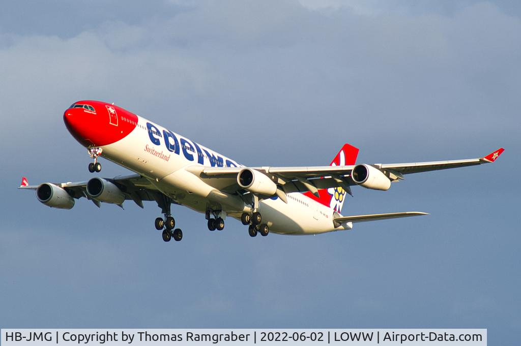 HB-JMG, 2003 Airbus A340-313 C/N 562, Edelweiss Air Airbus A340-300