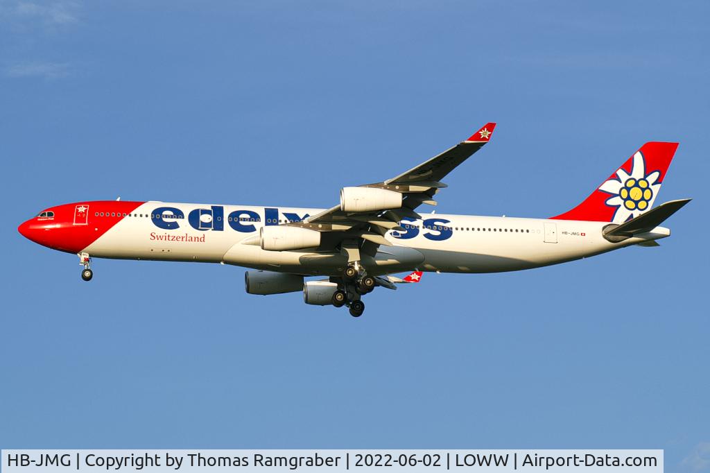 HB-JMG, 2003 Airbus A340-313 C/N 562, Edelweiss Air Airbus A340-300
