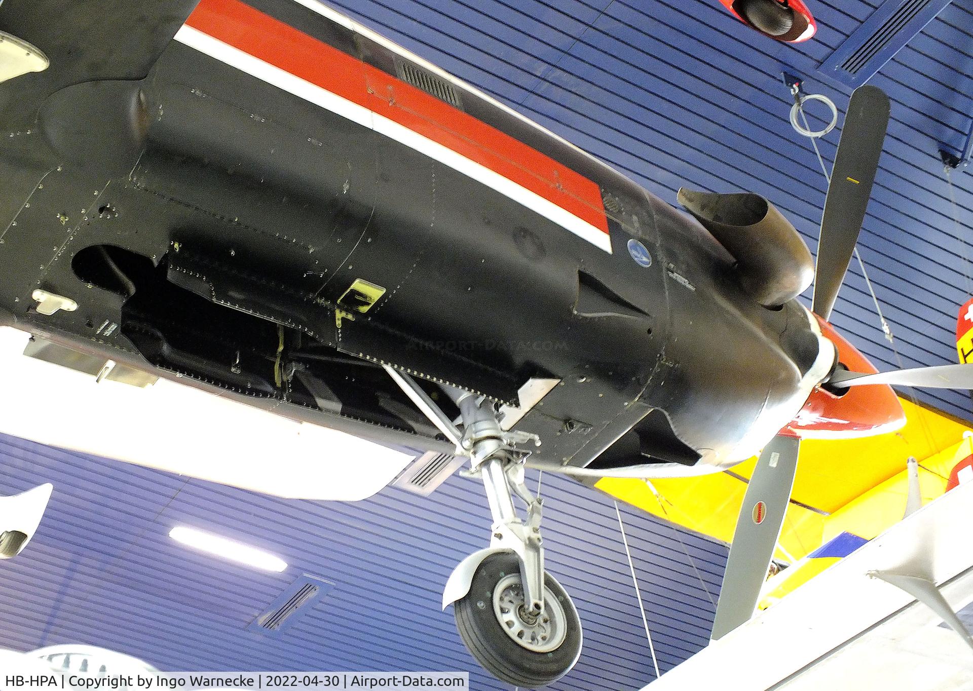 HB-HPA, 1984 Pilatus PC-9 C/N 001, Pilatus PC-9 prototype at the Verkehrshaus der Schweiz, Luzern (Lucerne)