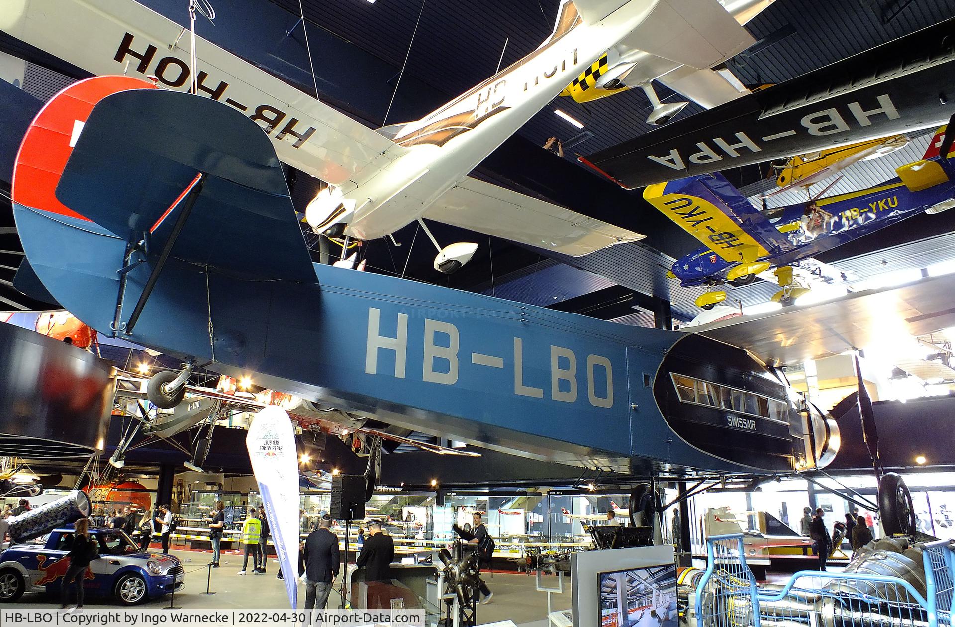 HB-LBO, Fokker F-VIIa C/N 5005, Fokker F VIIa at the Verkehrshaus der Schweiz, Luzern (Lucerne)