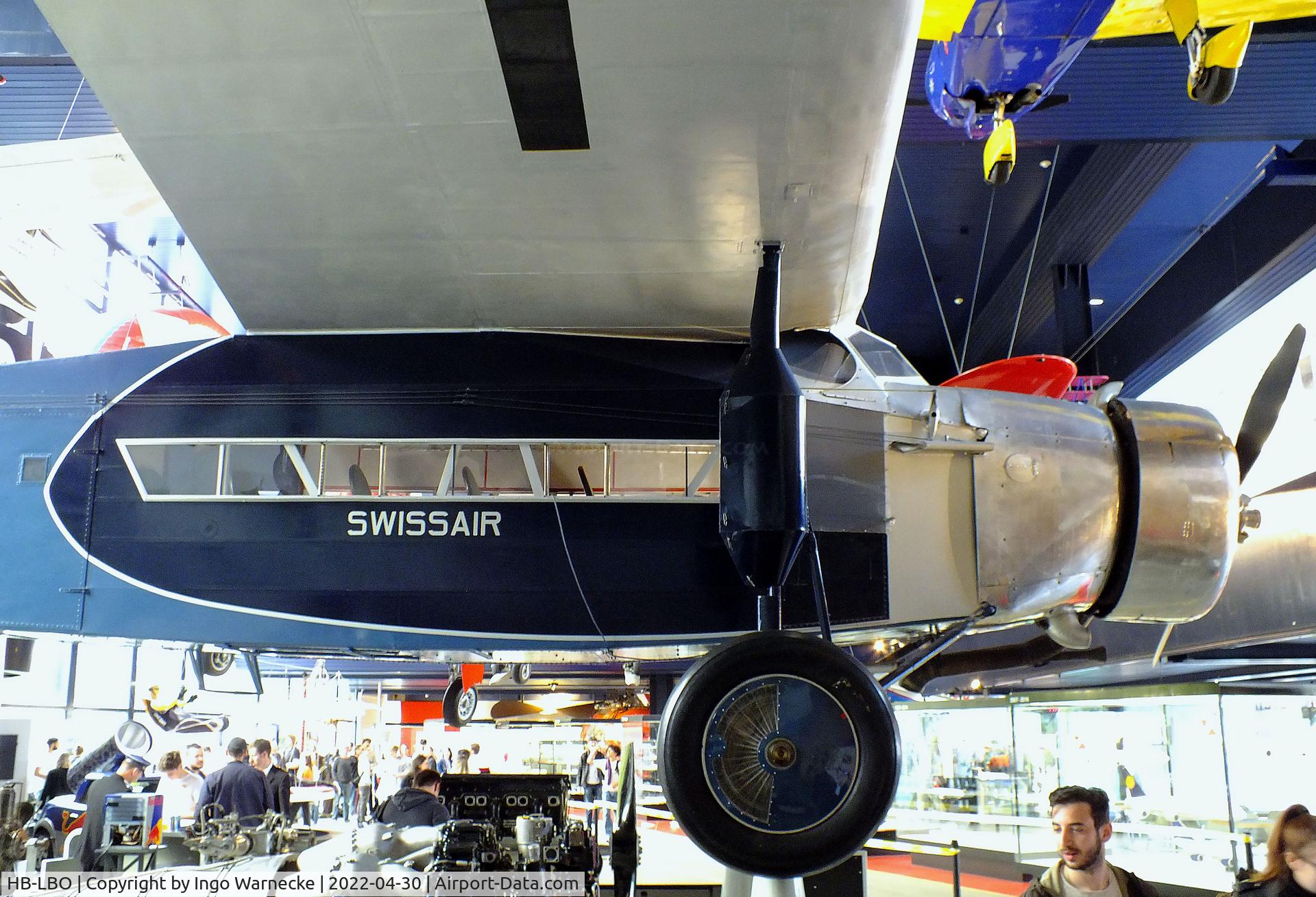 HB-LBO, Fokker F-VIIa C/N 5005, Fokker F VIIa at the Verkehrshaus der Schweiz, Luzern (Lucerne)