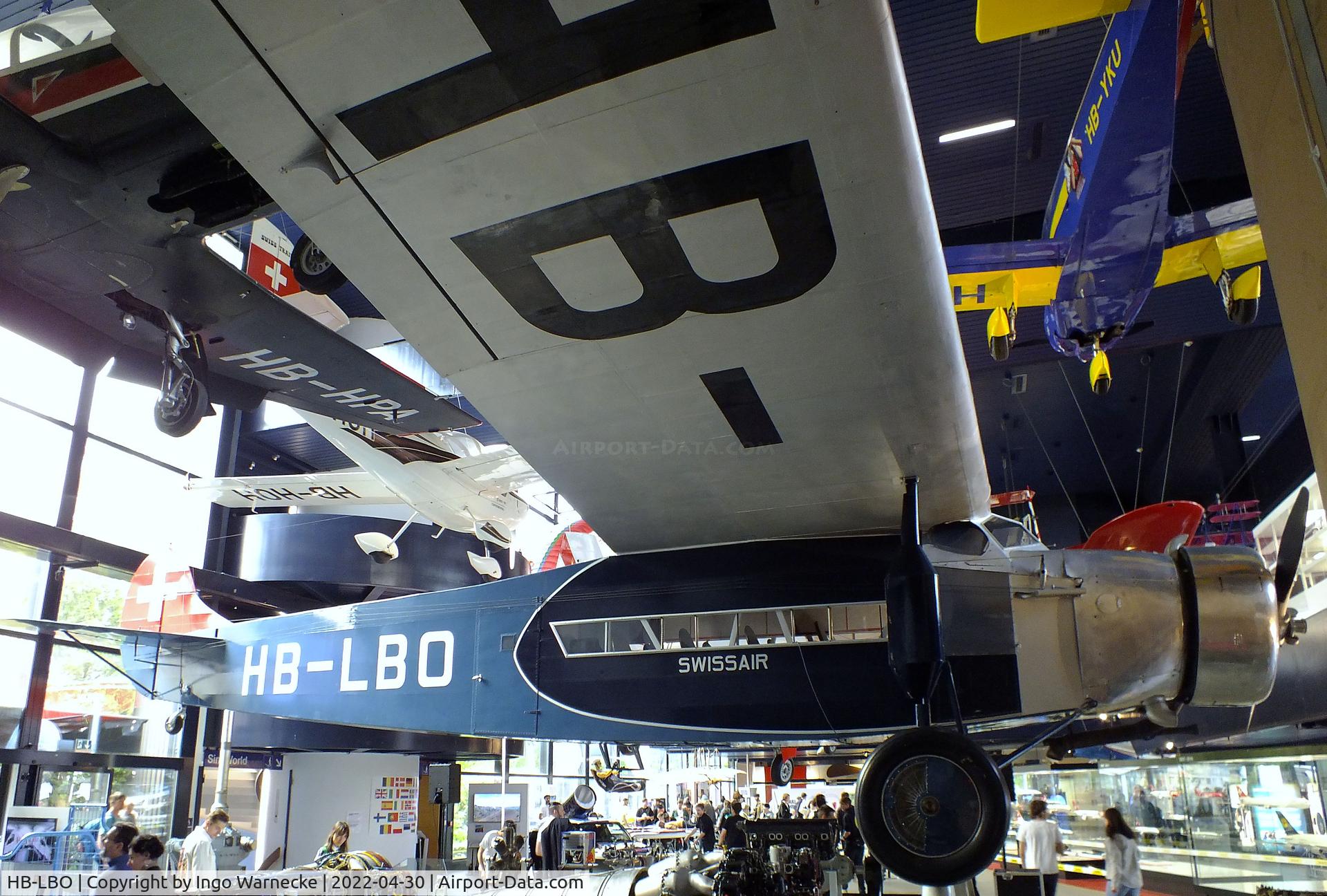 HB-LBO, Fokker F-VIIa C/N 5005, Fokker F VIIa at the Verkehrshaus der Schweiz, Luzern (Lucerne)