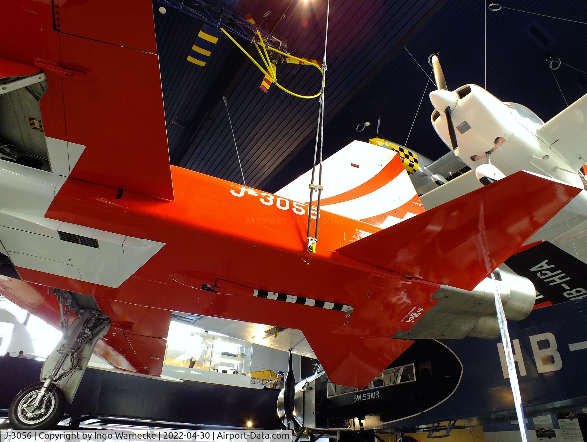 J-3056, 1979 Northrop F-5E Tiger II C/N L.1056, Northrop F-5E Tiger II (displayed in Patrouille Suisse colours) at the Verkehrshaus der Schweiz, Luzern (Lucerne)