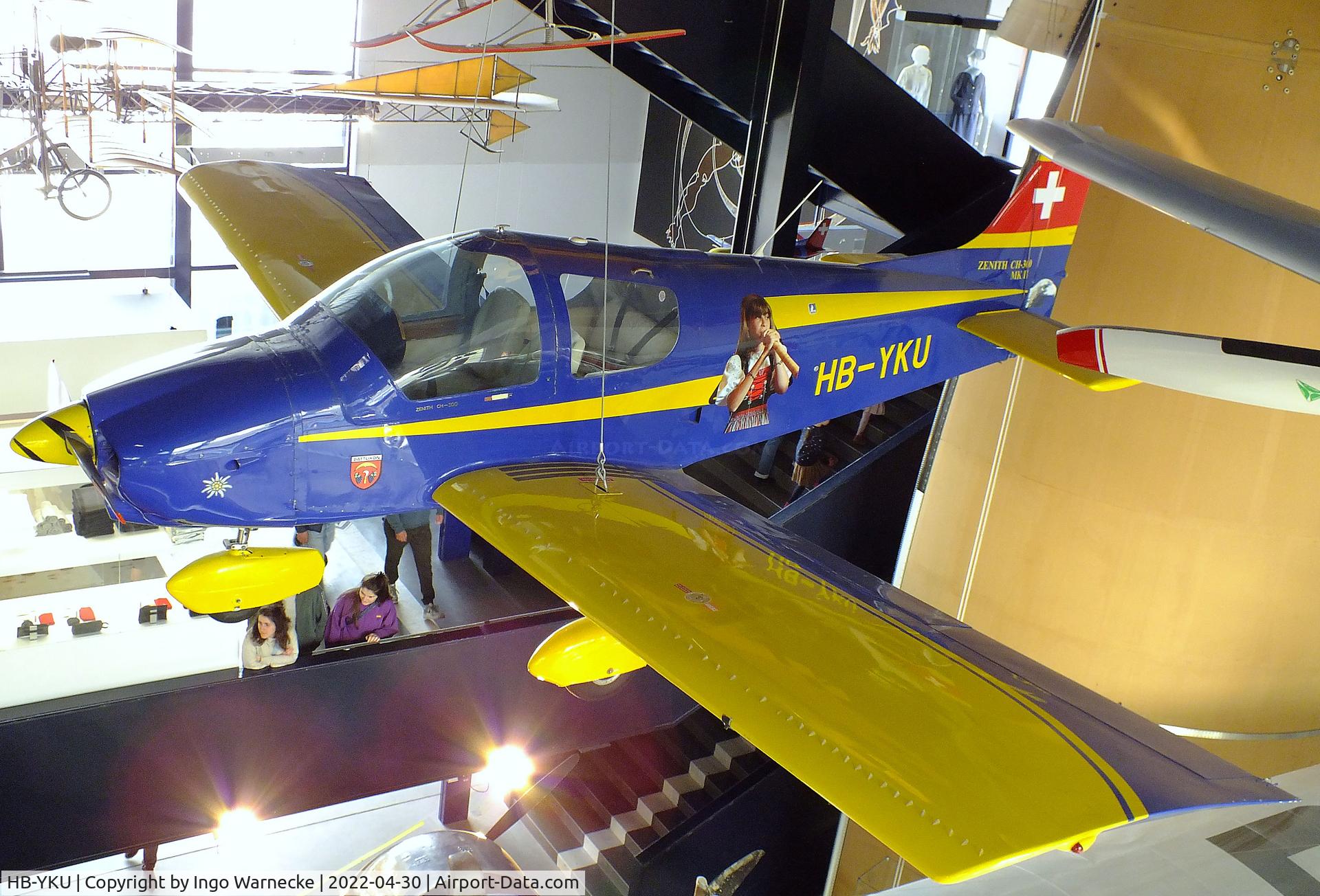HB-YKU, Zenair CH-300 Tri-Z C/N 3-547, Zenair CH-300 Tri-Z at the Verkehrshaus der Schweiz, Luzern (Lucerne)