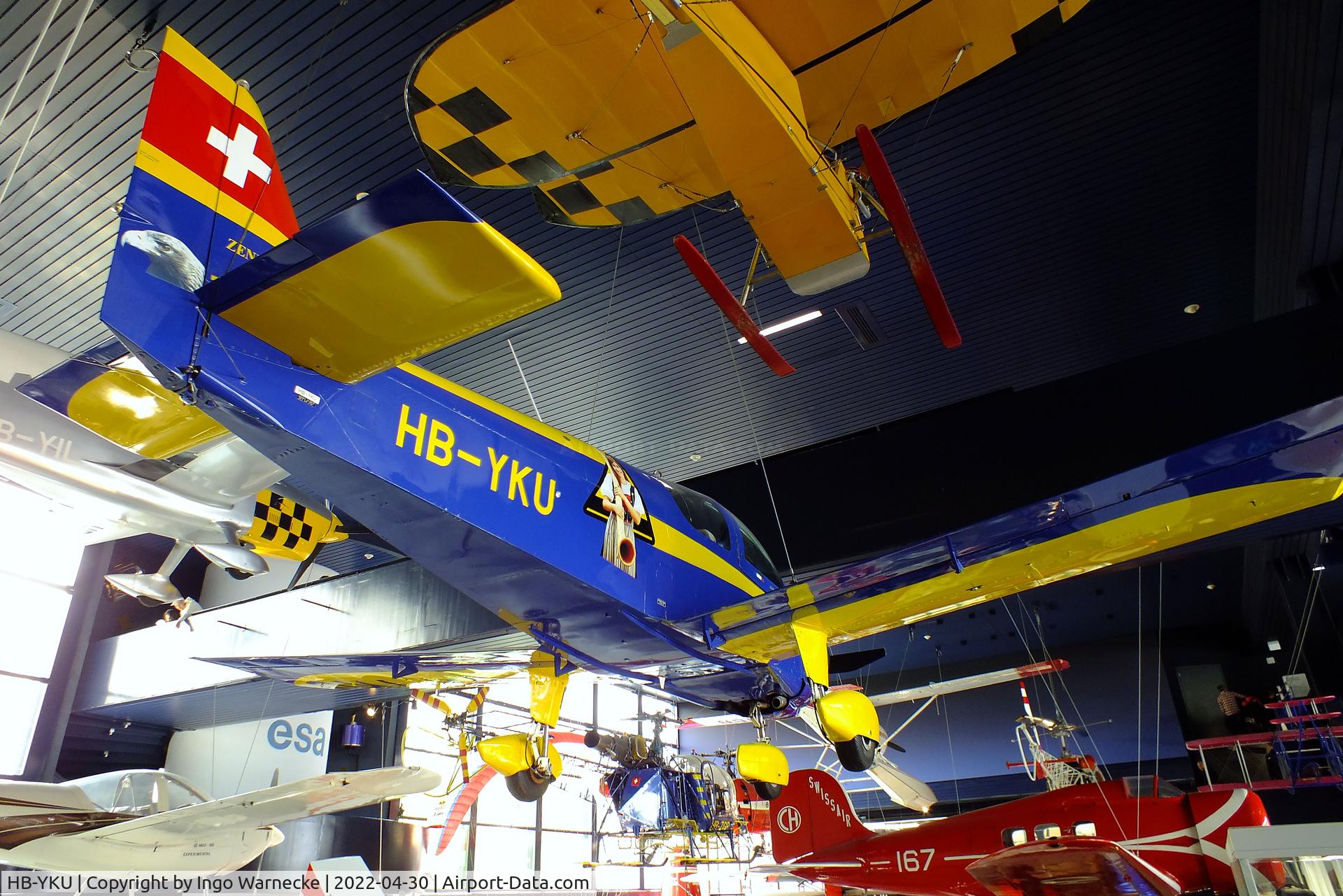HB-YKU, Zenair CH-300 Tri-Z C/N 3-547, Zenair CH-300 Tri-Z at the Verkehrshaus der Schweiz, Luzern (Lucerne)