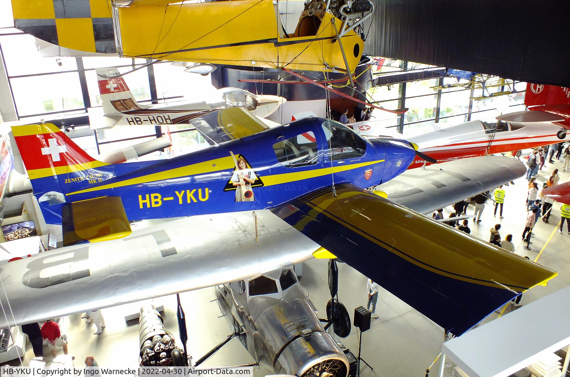 HB-YKU, Zenair CH-300 Tri-Z C/N 3-547, Zenair CH-300 Tri-Z at the Verkehrshaus der Schweiz, Luzern (Lucerne)