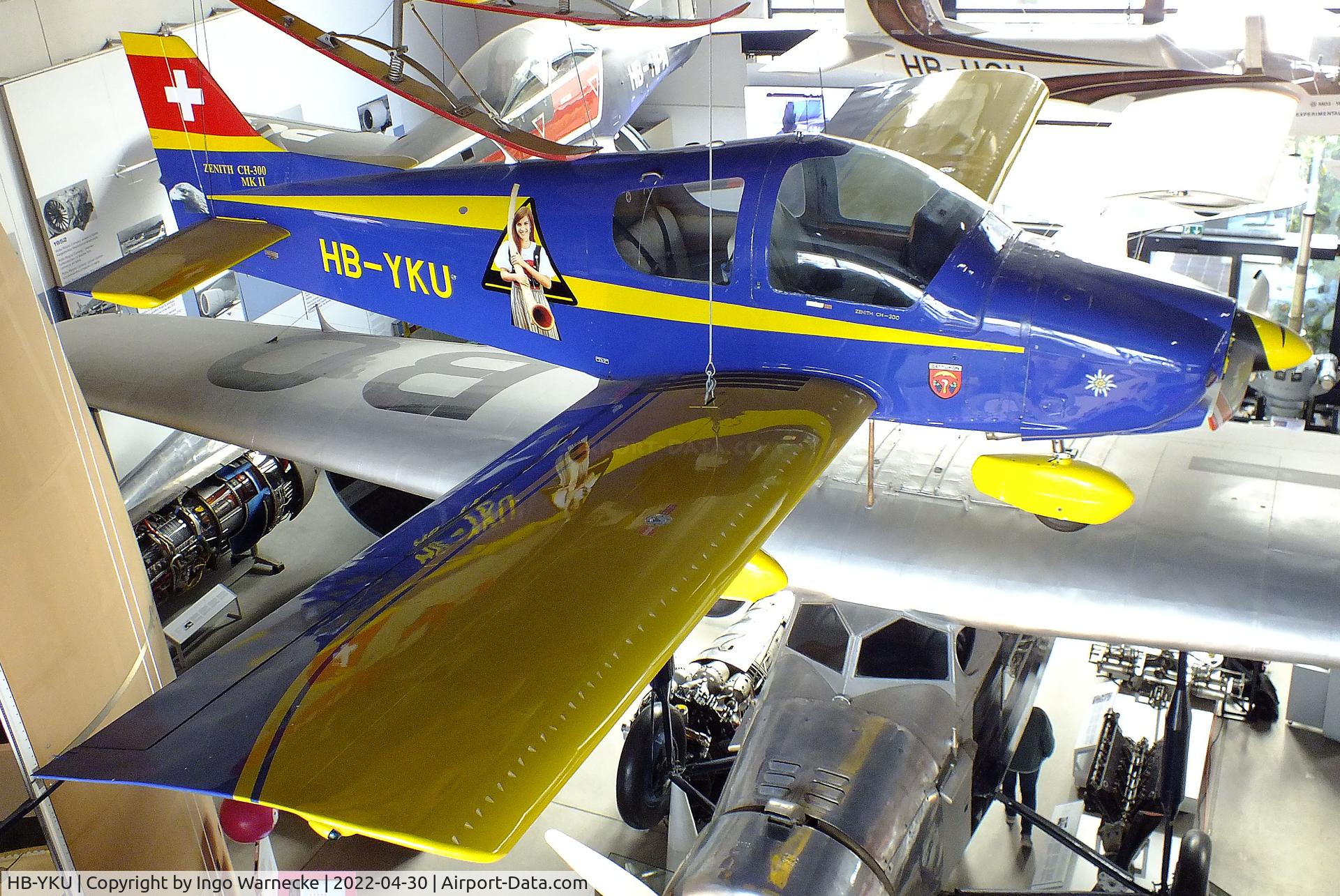 HB-YKU, Zenair CH-300 Tri-Z C/N 3-547, Zenair CH-300 Tri-Z at the Verkehrshaus der Schweiz, Luzern (Lucerne)