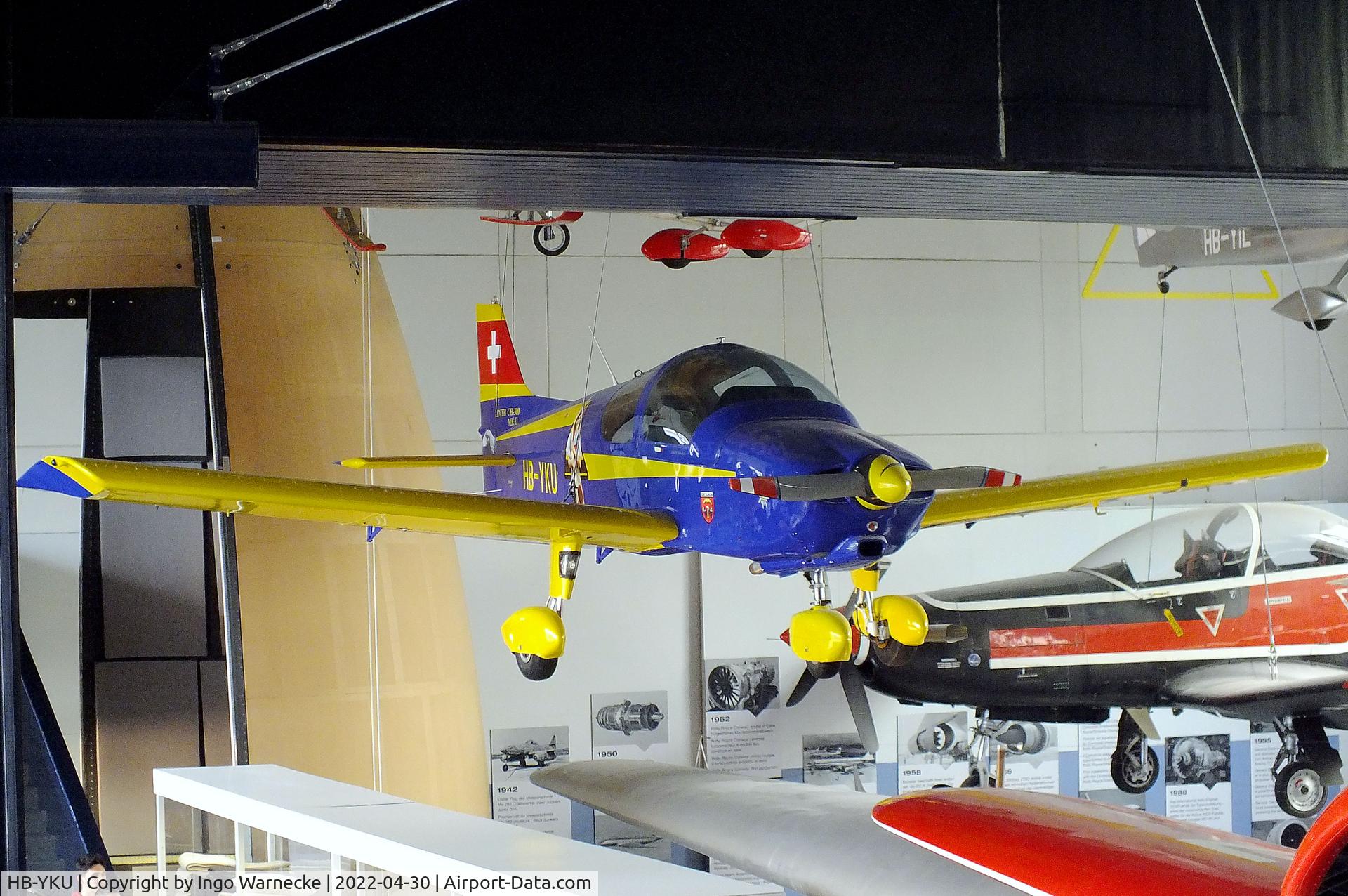 HB-YKU, Zenair CH-300 Tri-Z C/N 3-547, Zenair CH-300 Tri-Z at the Verkehrshaus der Schweiz, Luzern (Lucerne)