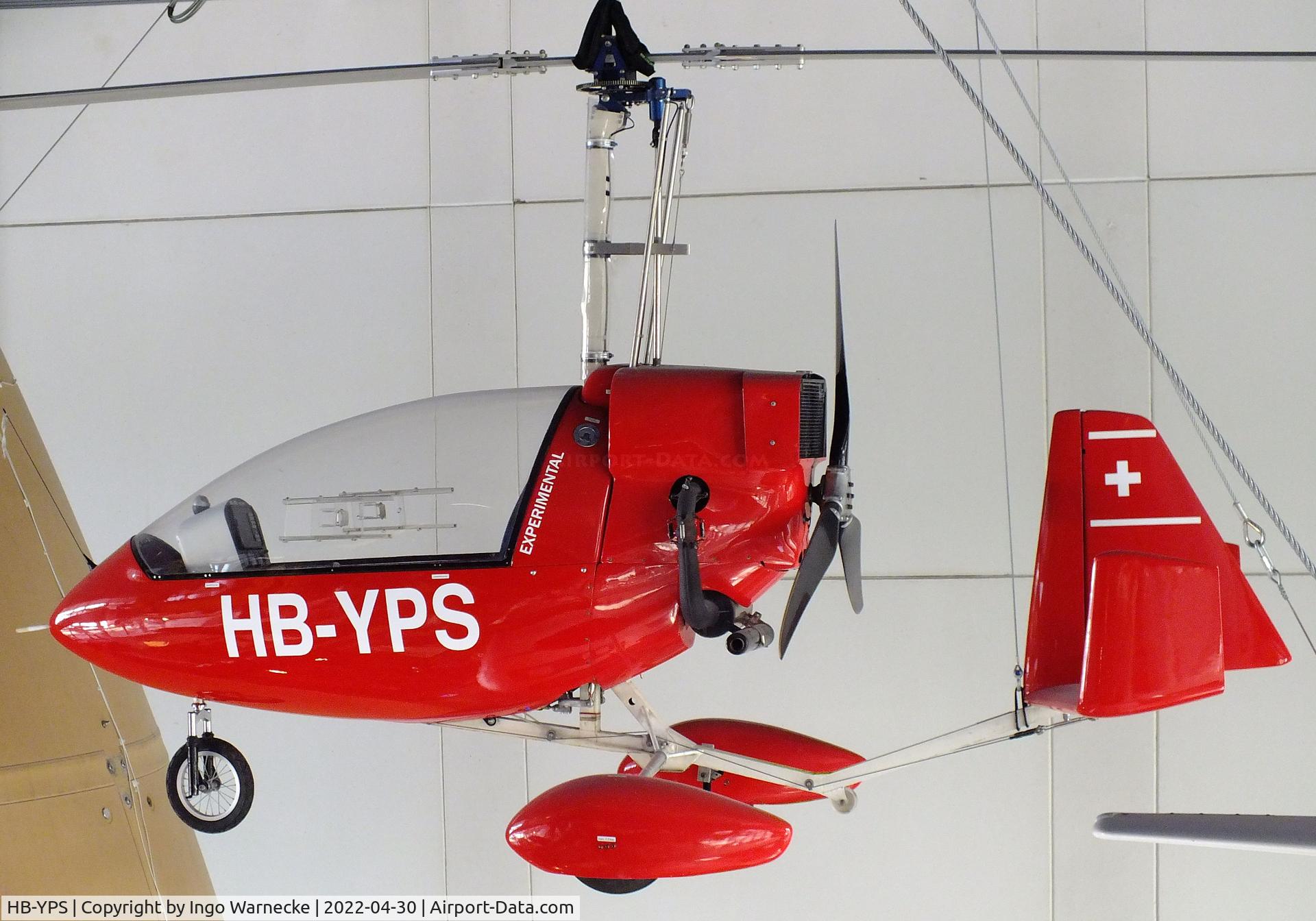 HB-YPS, GyroTec DF02 C/N 007-V, GyroTech DF02 at the Verkehrshaus der Schweiz, Luzern (Lucerne)