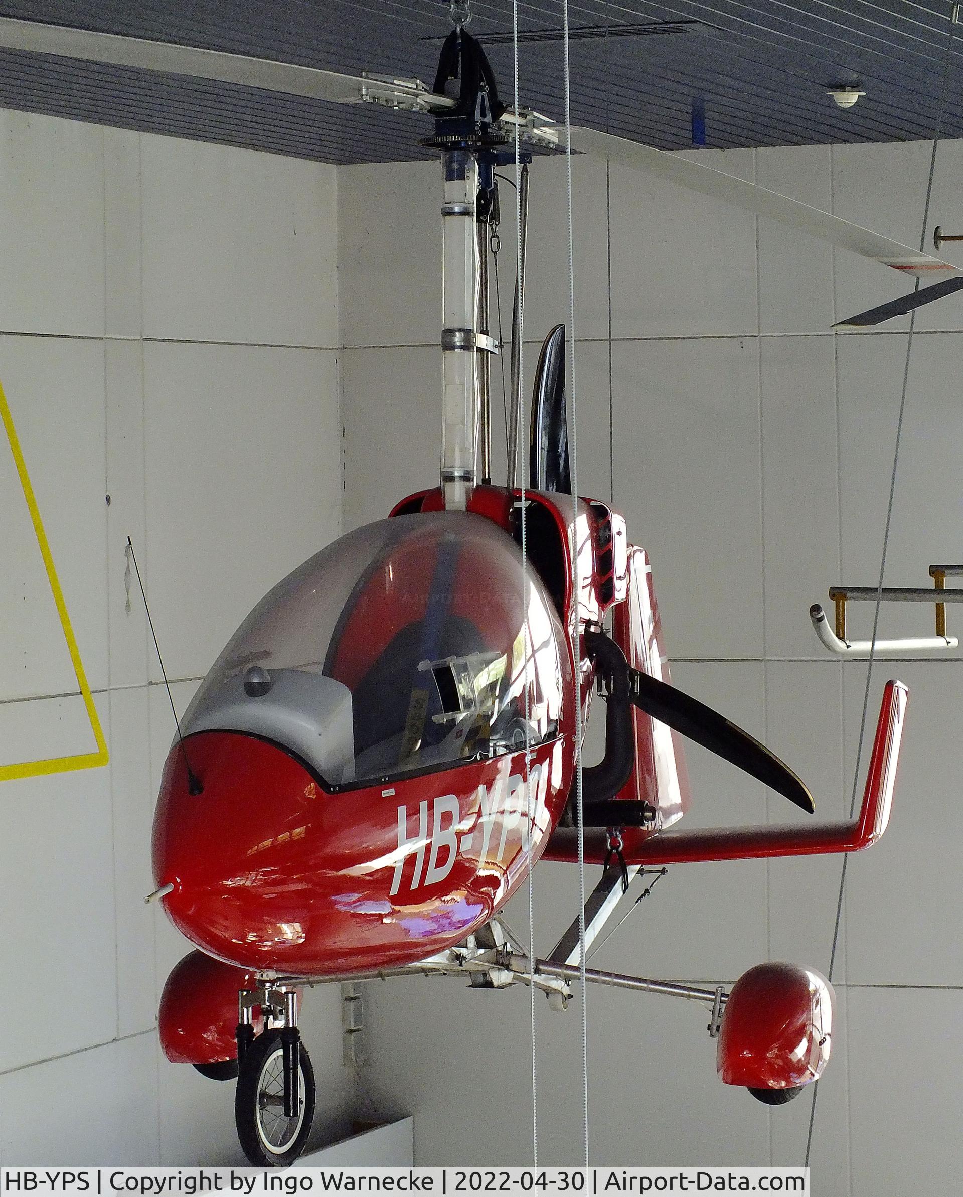 HB-YPS, GyroTec DF02 C/N 007-V, GyroTech DF02 at the Verkehrshaus der Schweiz, Luzern (Lucerne)