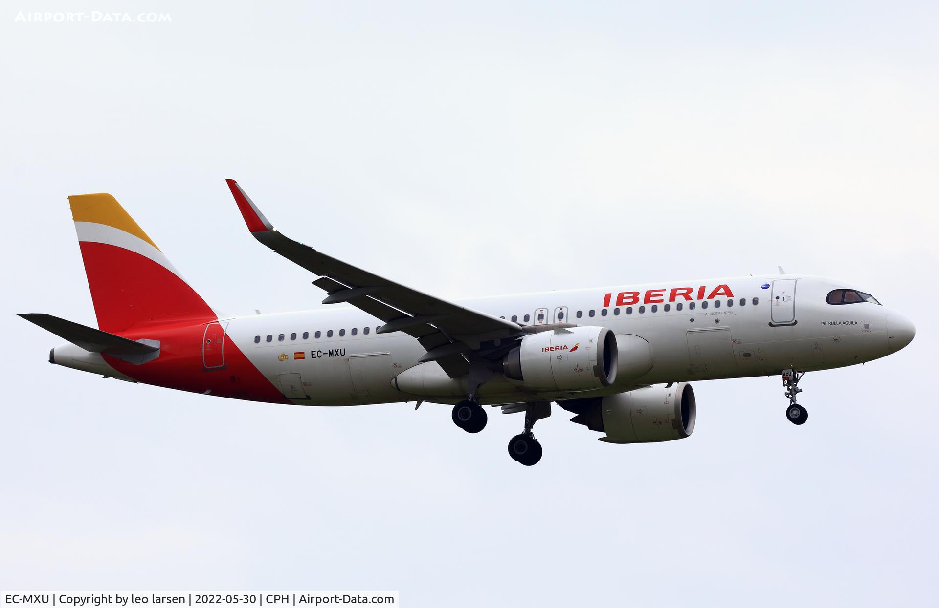 EC-MXU, 2018 Airbus A320-251N C/N 8221, Copenhagen 30.5.2022