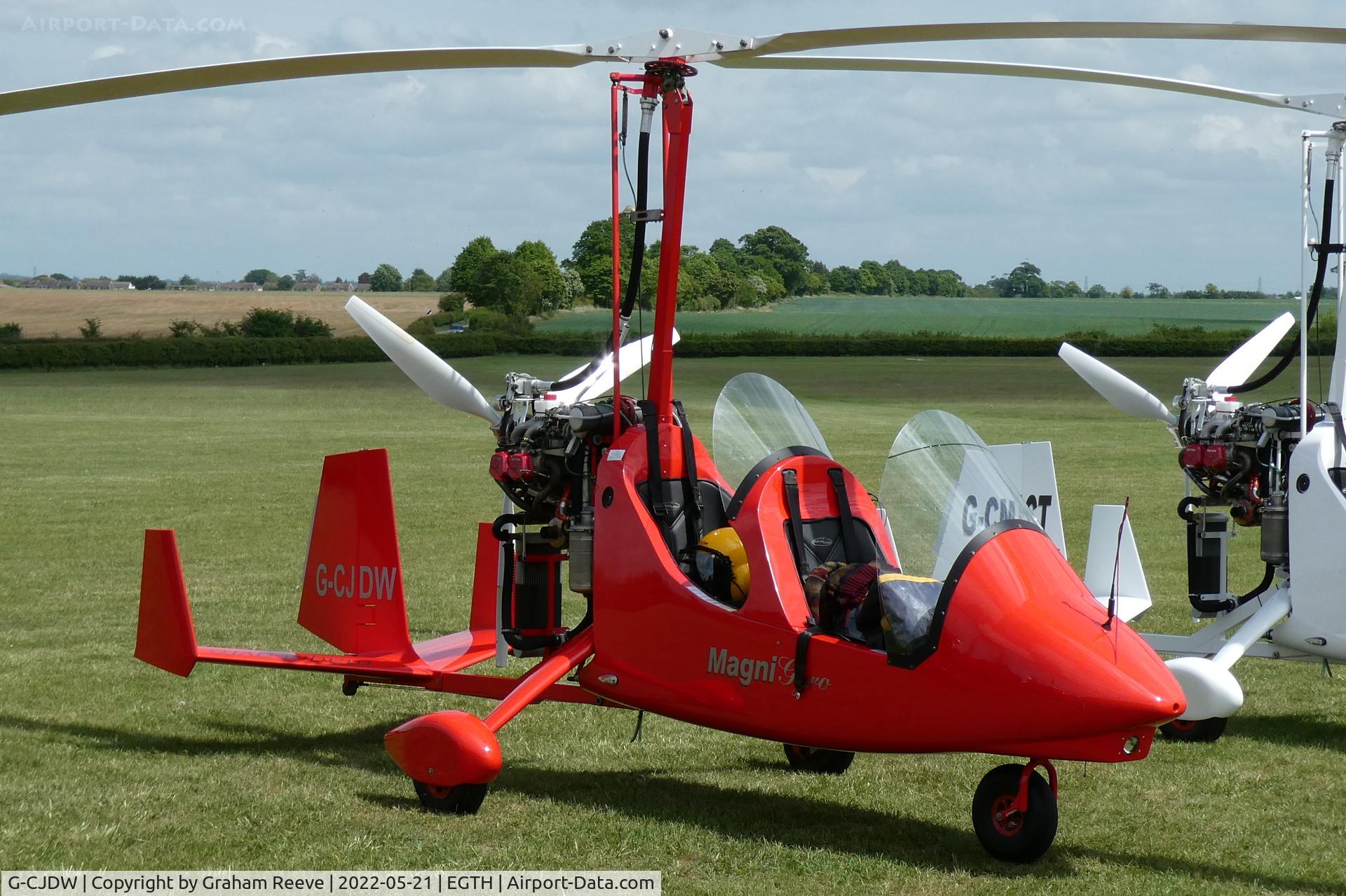 G-CJDW, 2016 Magni Gyro M16C Tandem Trainer C/N 16-16-9494, Parked at Old Warden.