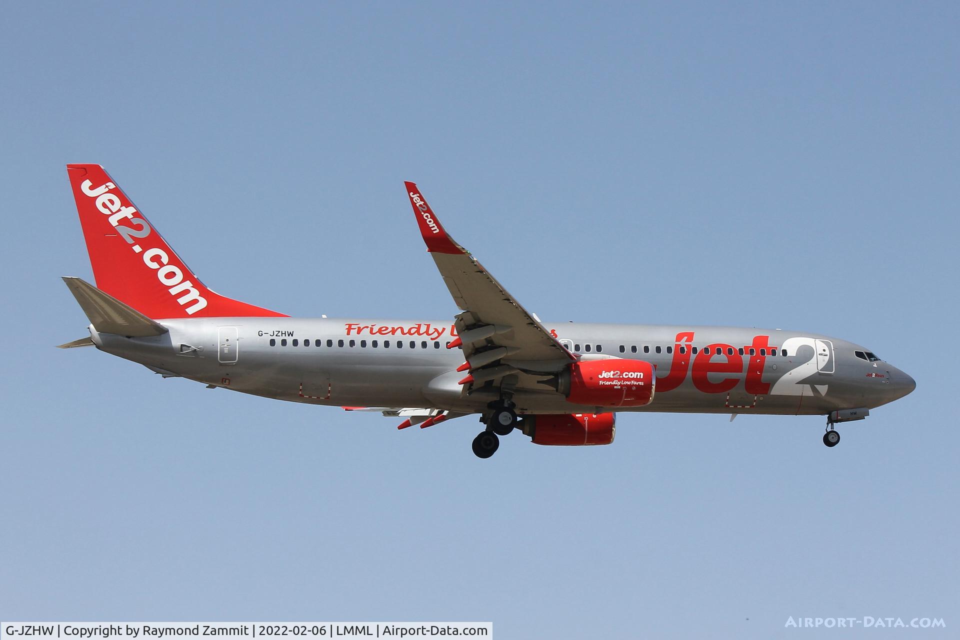 G-JZHW, 2016 Boeing 737-800 C/N 63153, B737-800 G-JZHW Jet2Com
