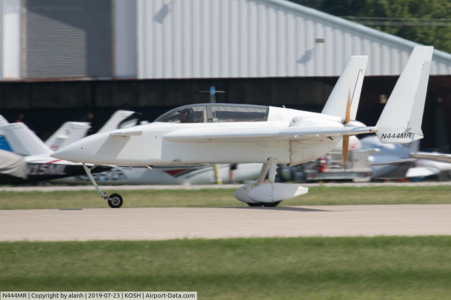 N444MR, 1995 Rutan Long-EZ C/N 563, Arriving at AirVenture 2019
