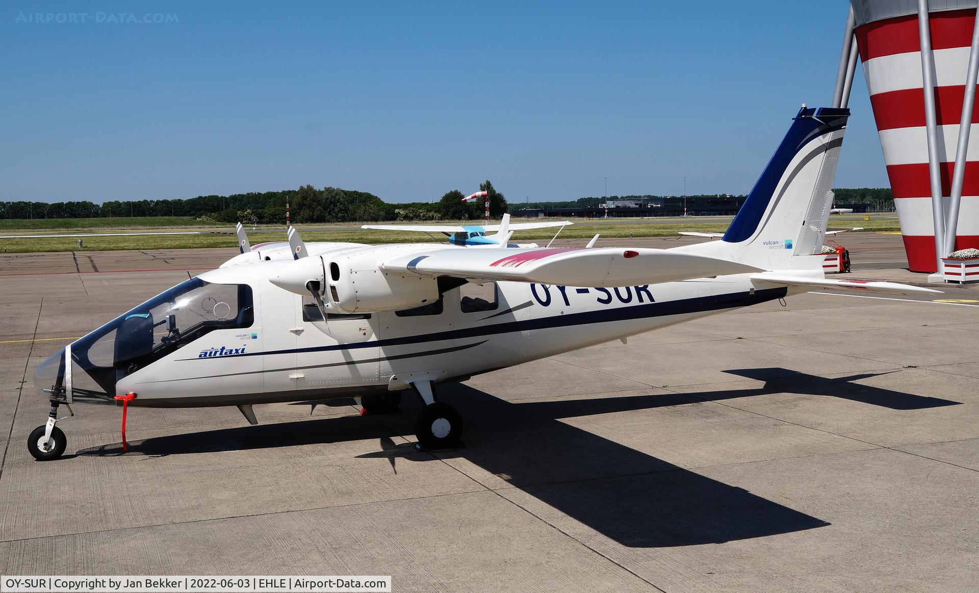 OY-SUR, 1981 Partenavia P-68B Observer C/N 246-04-08, Lelystad Airport
