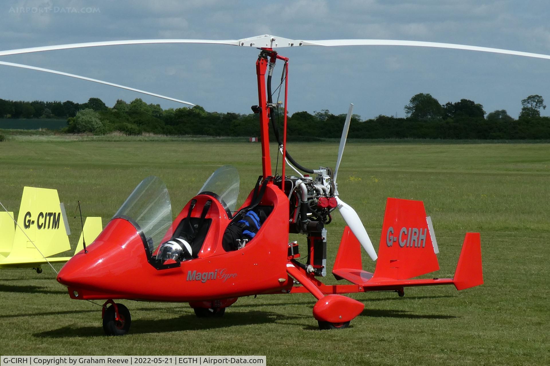 G-CIRH, 2015 Magni Gyro M-16C Tandem Trainer C/N 16-15-9104, Parked at Old Warden.