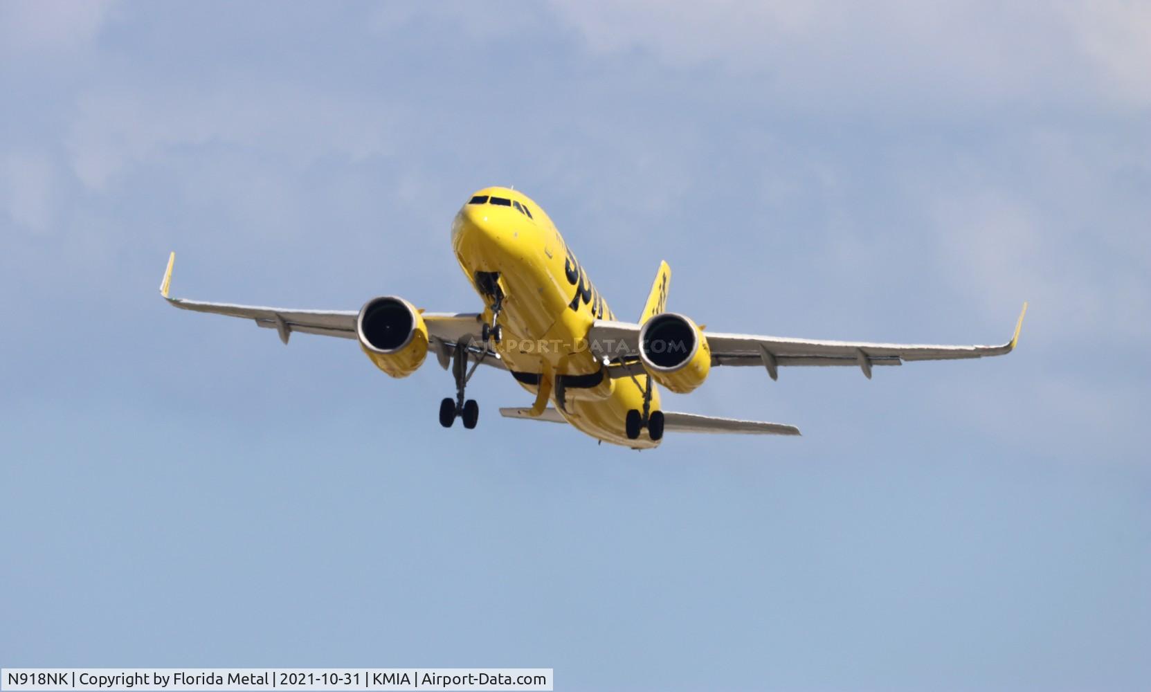 N918NK, 2019 Airbus A320-271N C/N 9259, MIA 2021