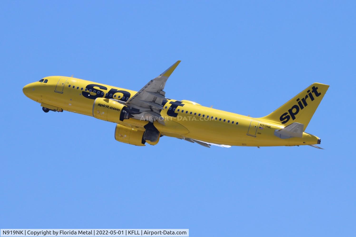 N919NK, 2019 Airbus A320-271N C/N 9272, FLL 2022