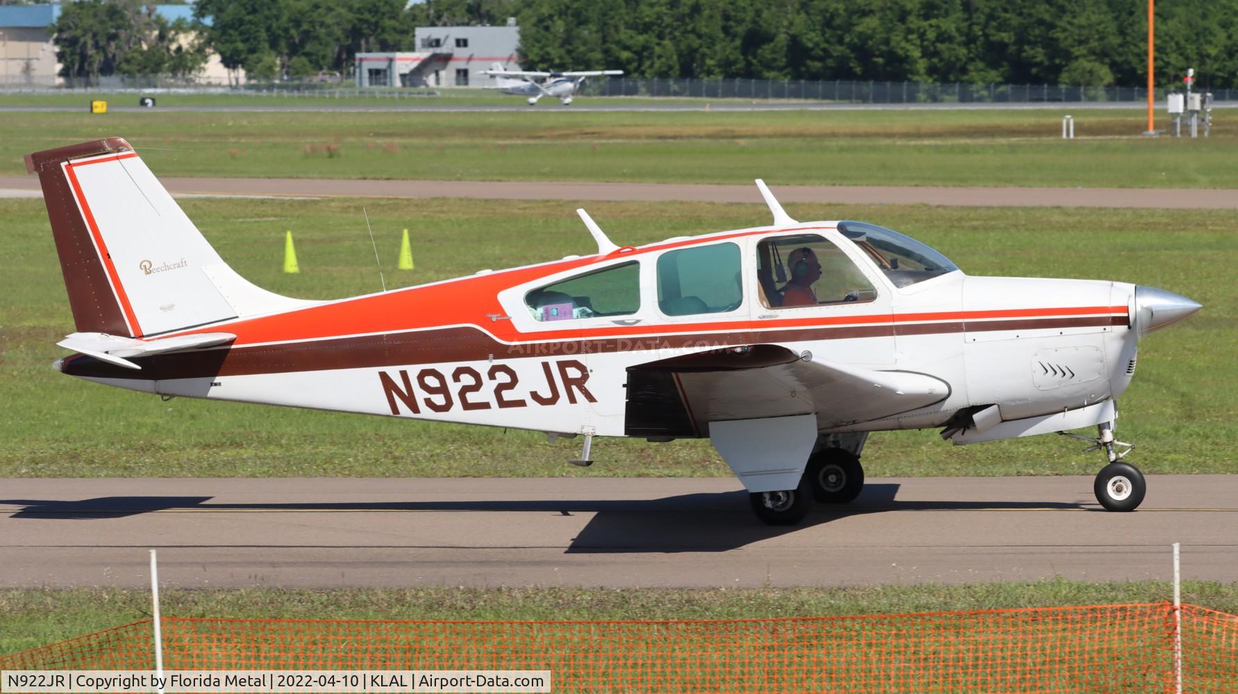 N922JR, 1962 Beech 35-B33 Debonair C/N CD-586, Sun N Fun 2022 LAL