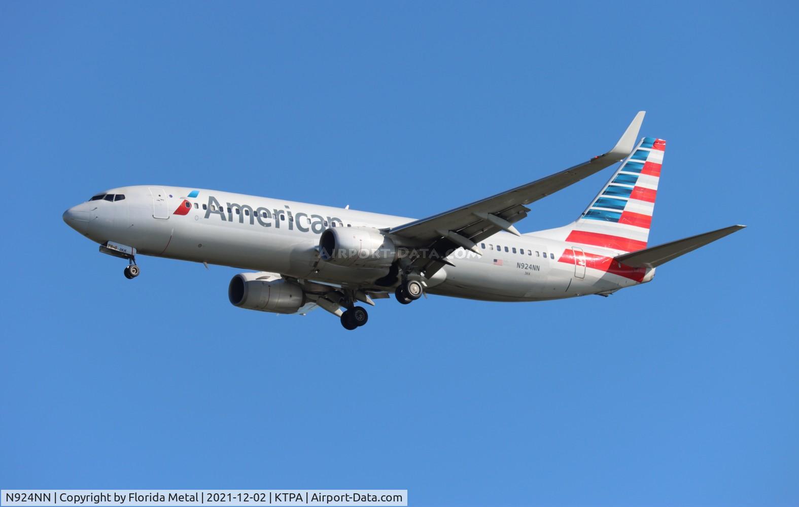 N924NN, 2013 Boeing 737-823 C/N 33486, TPA 2021